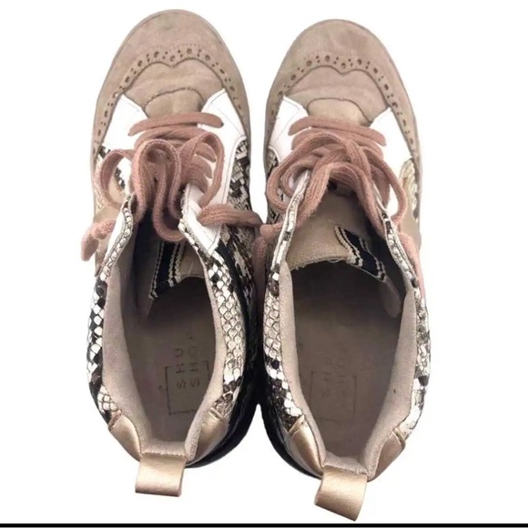 Shu Shop Paulina Snake Sneaker Shoes - Picture 3 of 6
